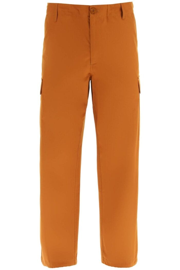 Kenzo Cargo Pants Featuring 'boke Flower' Button