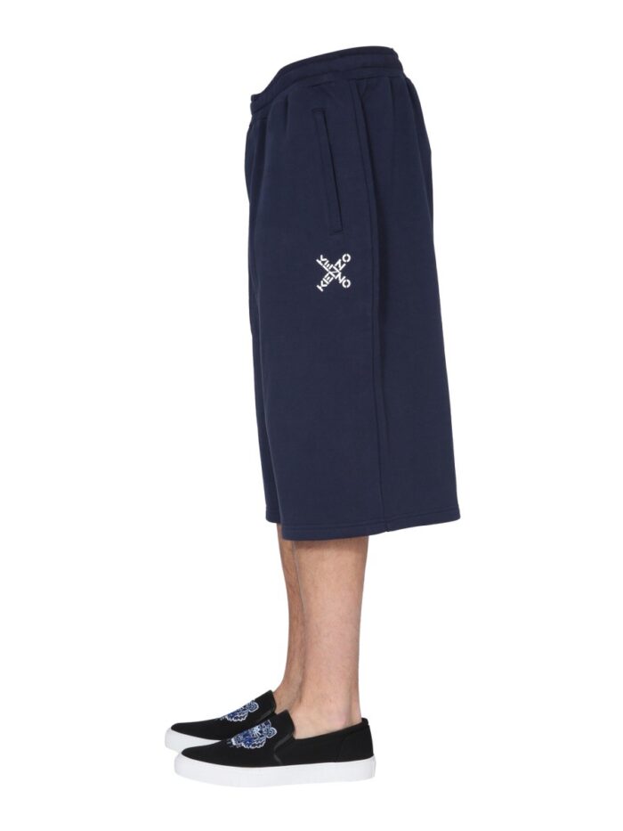 Kenzo COTTON SWEATSHIRT SHORTS