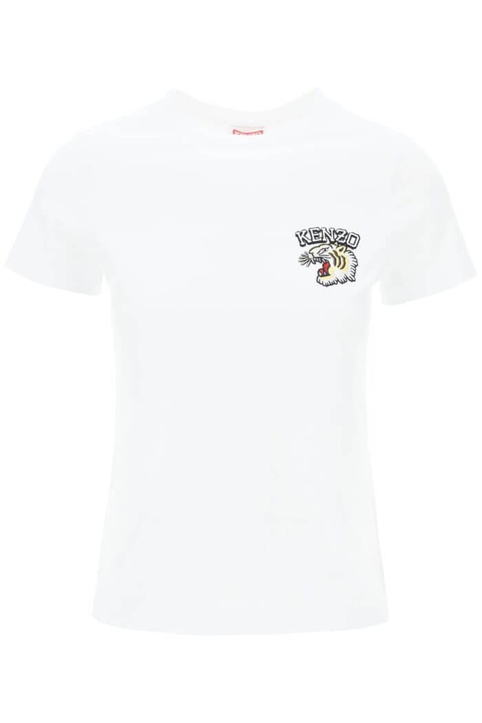 KENZO Crew-neck T-shirt With Embroidery