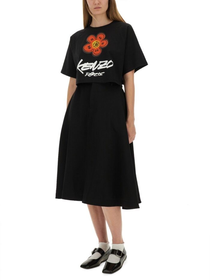Kenzo CROPPED T-SHIRT "FUTURA"
