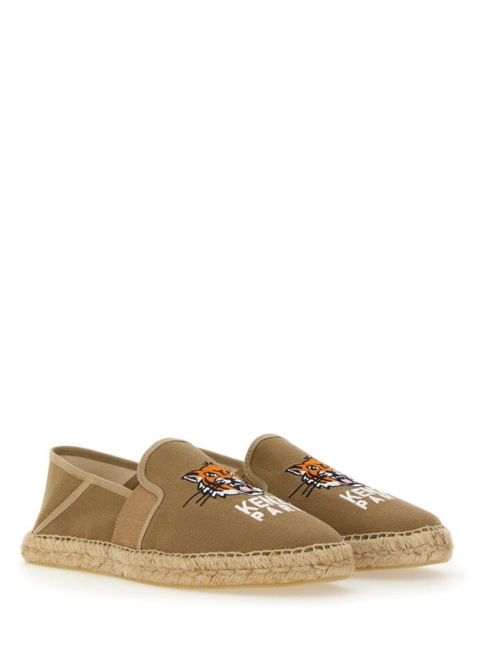 Kenzo EMBROIDERED CANVAS ESPADRILLES "LUCKY TIGER"