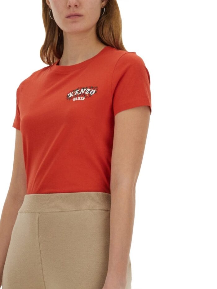 Kenzo EMBROIDERED T-SHIRT "VERDY MARKET"