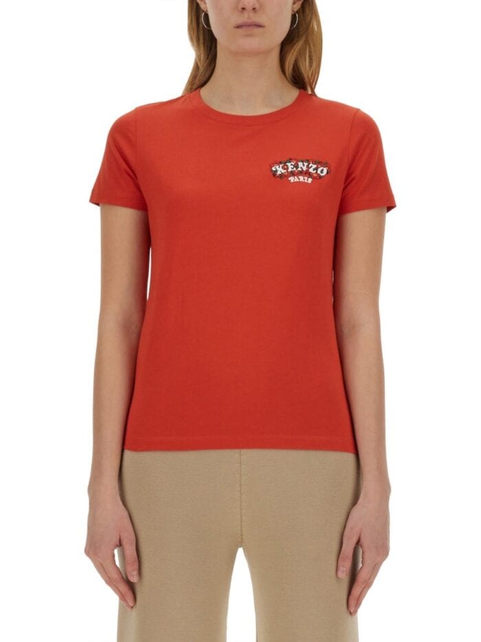 Kenzo EMBROIDERED T-SHIRT "VERDY MARKET"