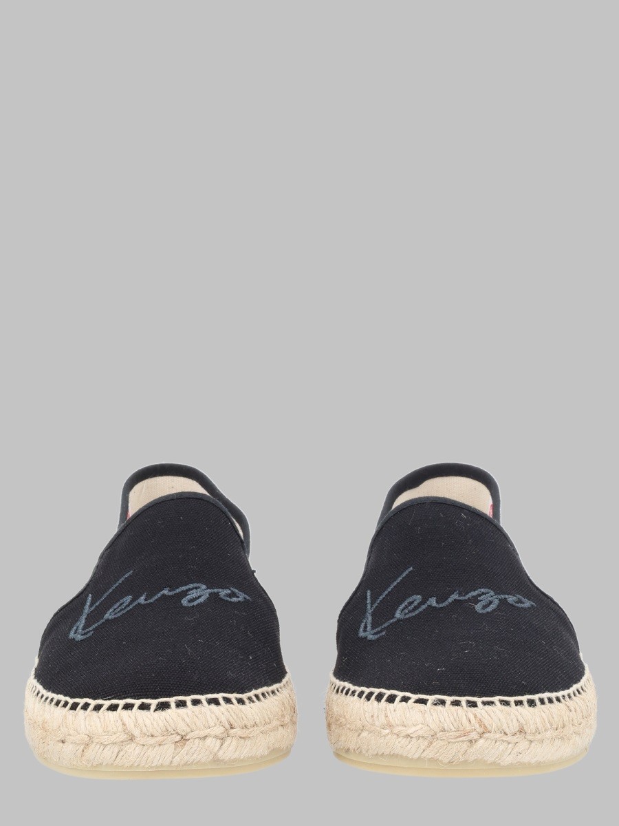 Kenzo ESPADRILLA CON LOGO RICAMATO