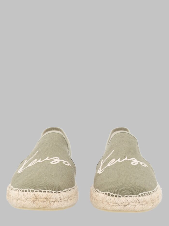 kenzo espadrilla con logo ricamato Kenzo ESPADRILLA CON LOGO RICAMATO
