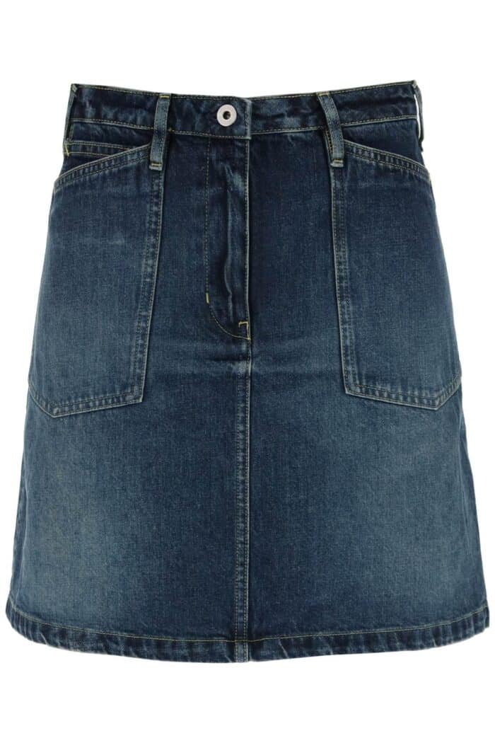 Kenzo Flared Denim Skirt