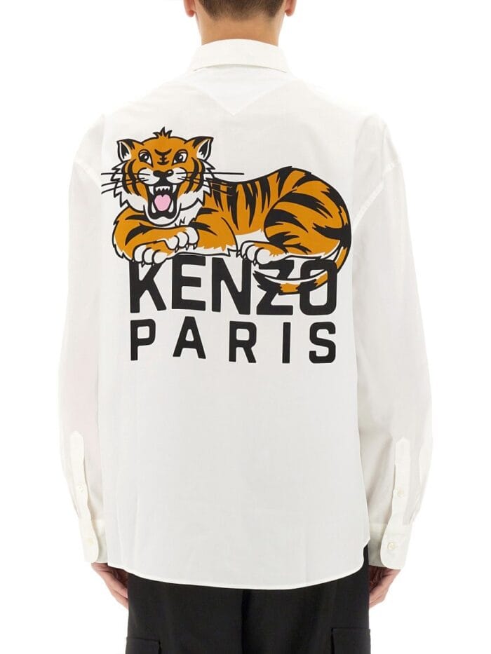 Kenzo "HAPPY TIGER" CASUAL SHIRT