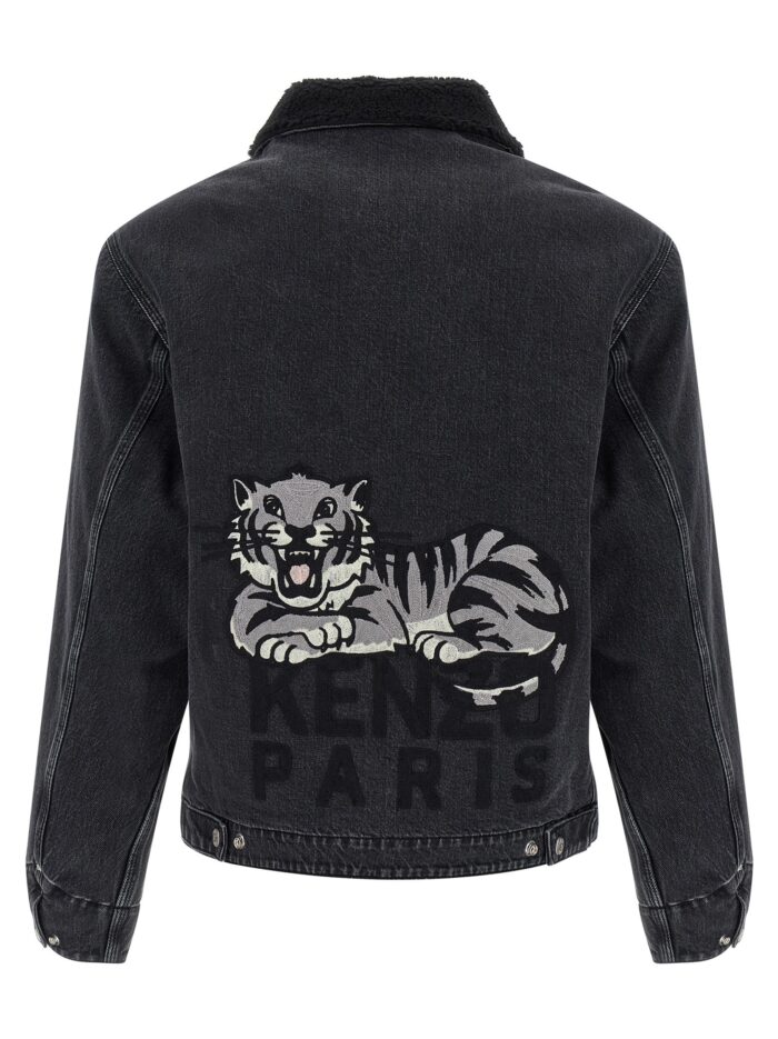 'KENZO Happy Tiger' Denim Jacket
