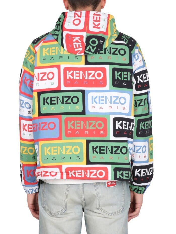 "KENZO LABELS" WINDBREAKER JACKET