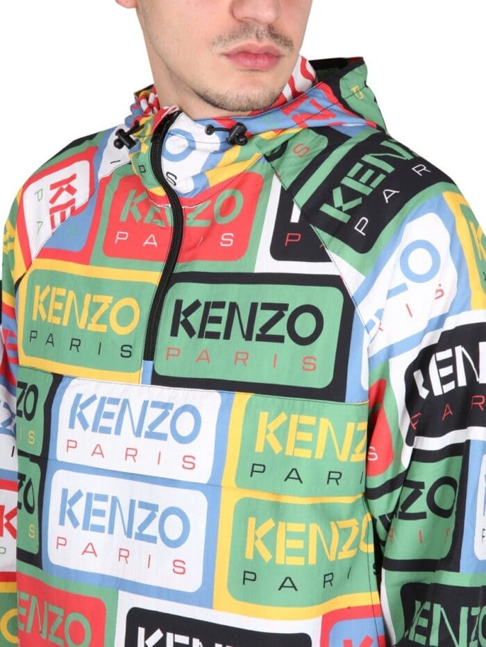 "KENZO LABELS" WINDBREAKER JACKET