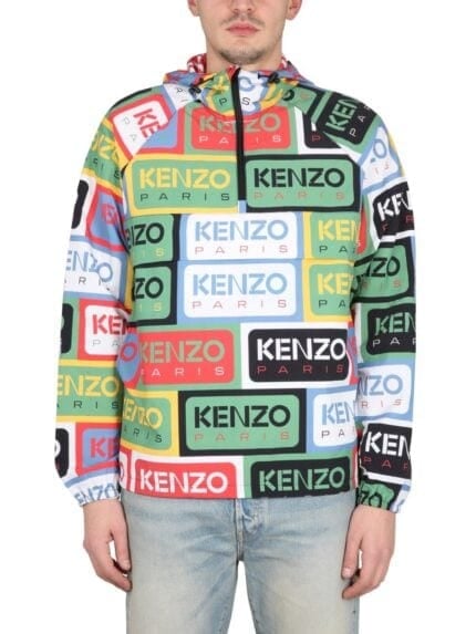 "KENZO LABELS" WINDBREAKER JACKET