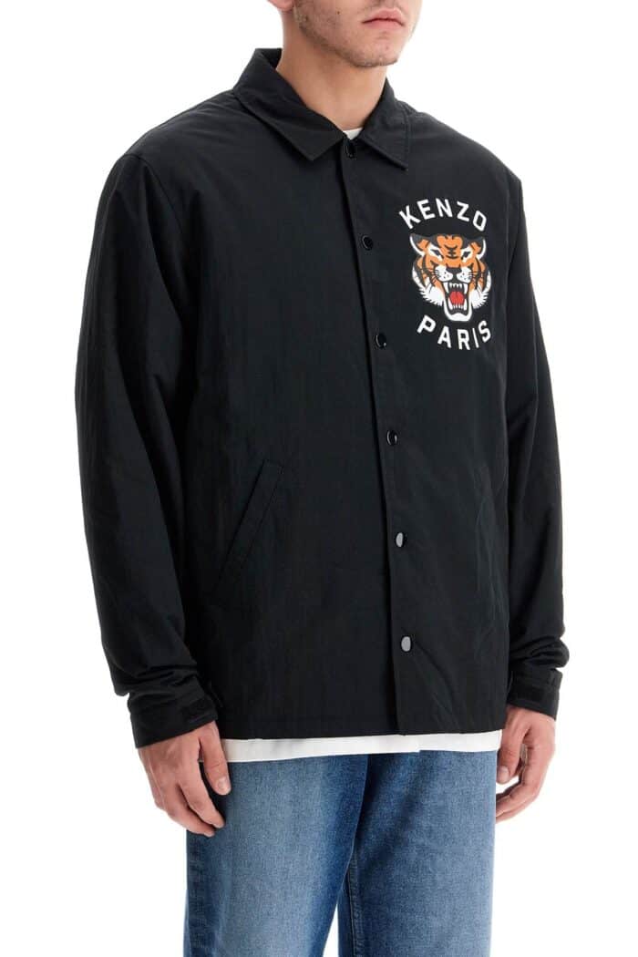 KENZO Lucky Tiger Nylon Overshirt For