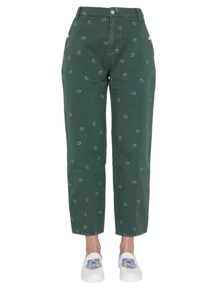 Kenzo PANTS WITH PAISLEY PATTERN