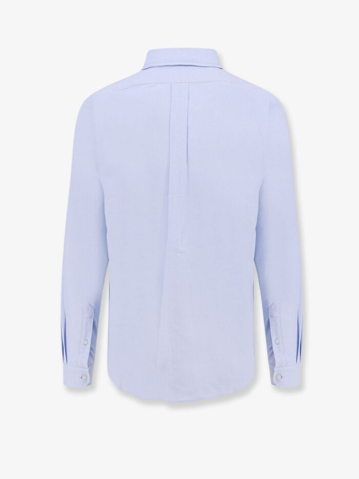 KENZO PARIS Cotton Shirt With Boke Flower Embroidery On The Front