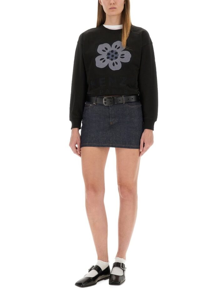 Kenzo SWEATSHIRT WITH "BOKE FLOWER" EMBROIDERY