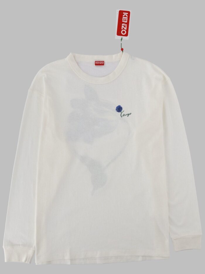 kenzo t shirt "tulip" a manica lunga Kenzo T-SHIRT "TULIP" A MANICA LUNGA