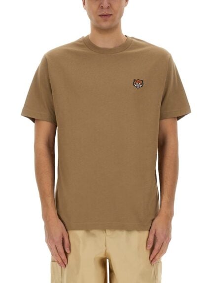 Kenzo T-SHIRT WITH "HAPPY TIGER" PATCH