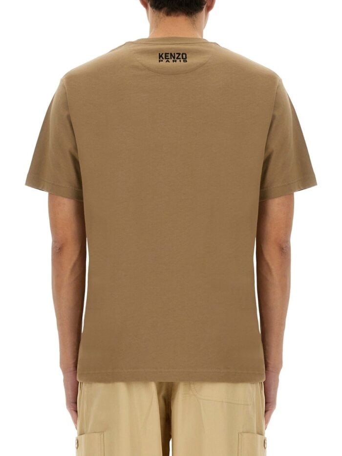 Kenzo T-SHIRT WITH "HAPPY TIGER" PATCH