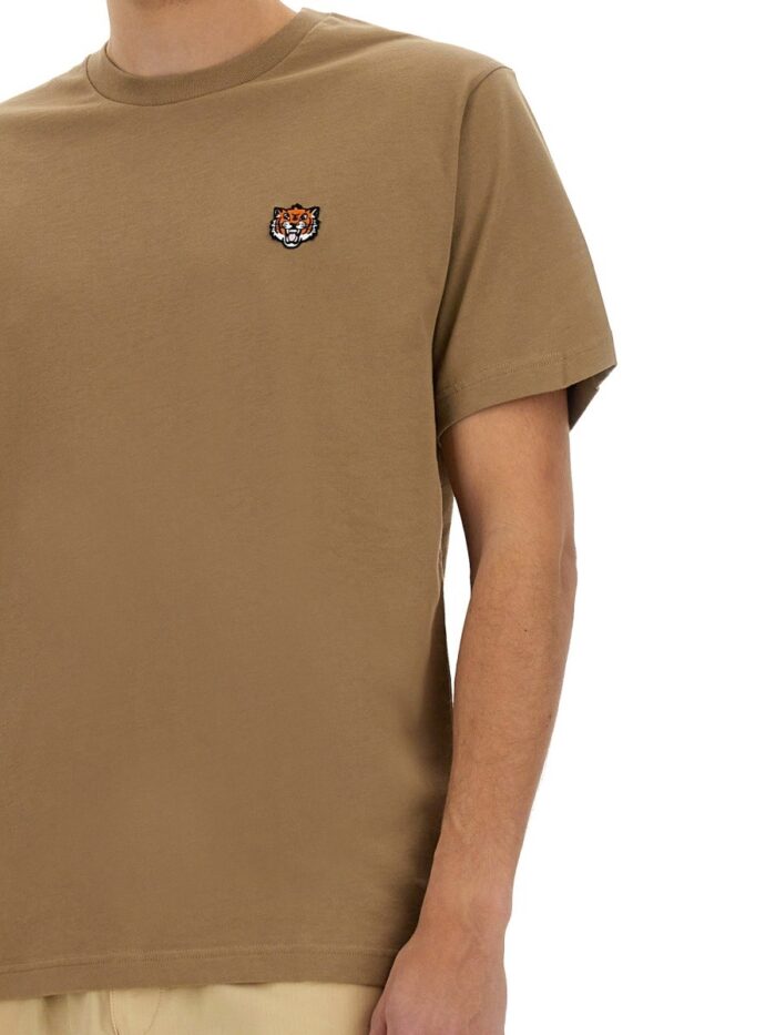 Kenzo T-SHIRT WITH "HAPPY TIGER" PATCH