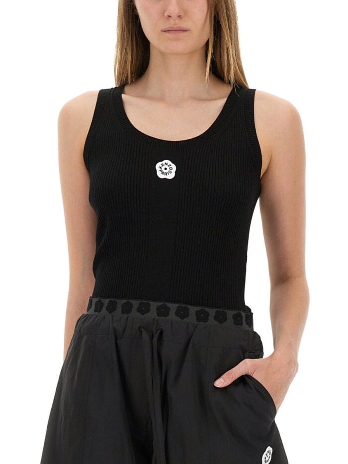 Kenzo TANK TOP WITH EMBROIDERY "BOKE FLOWER 2.0"