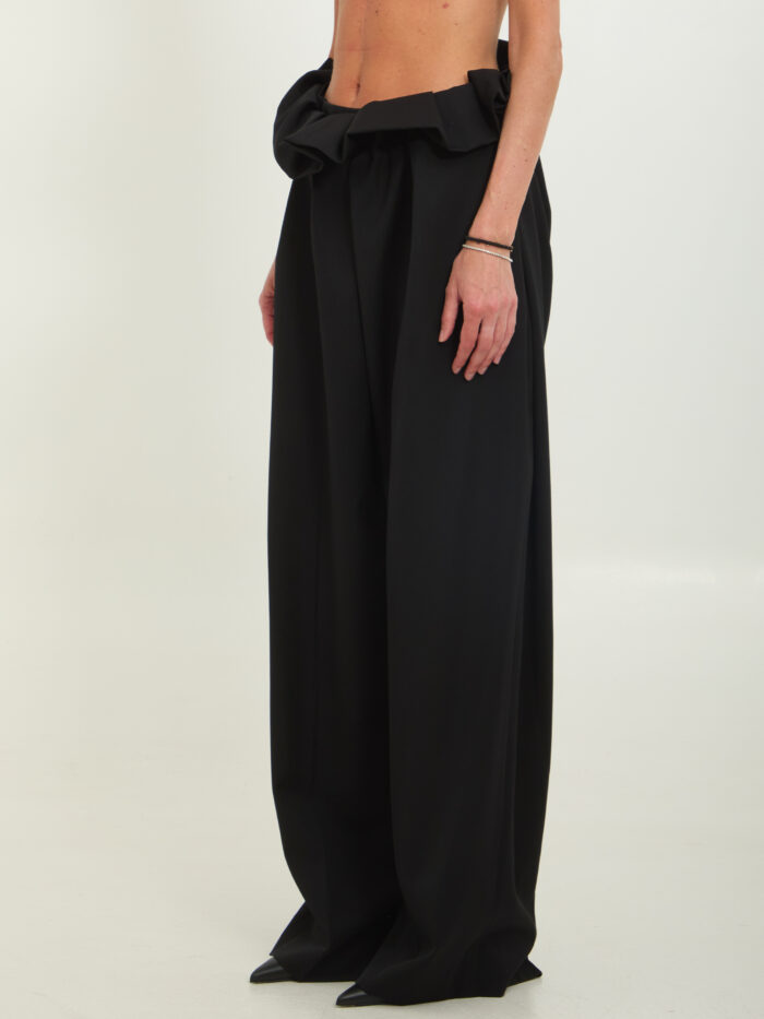 Khaite Kira pleated waisted pants
