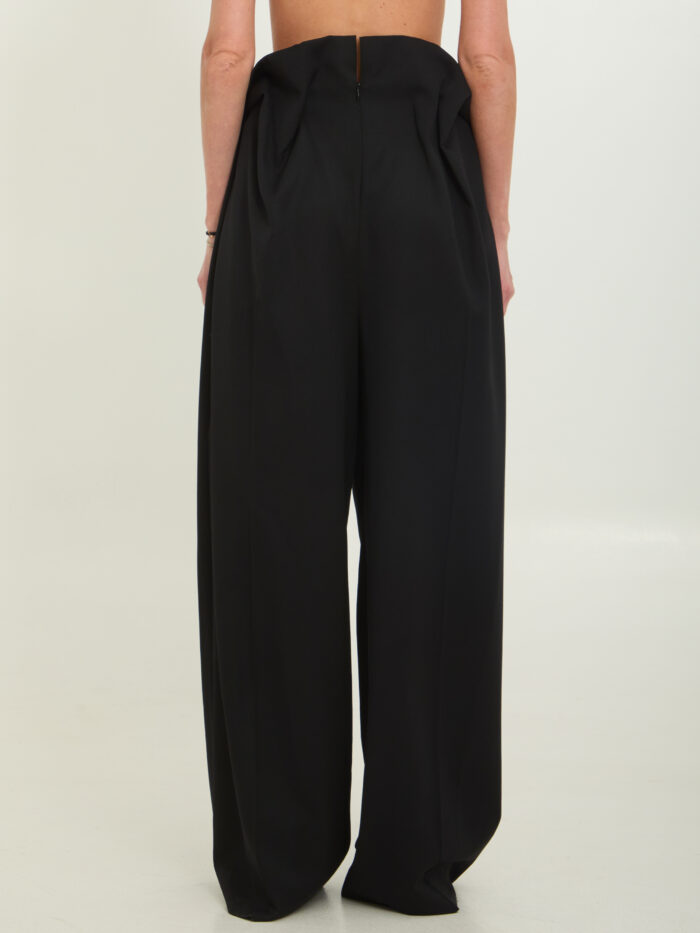 Khaite Kira pleated waisted pants