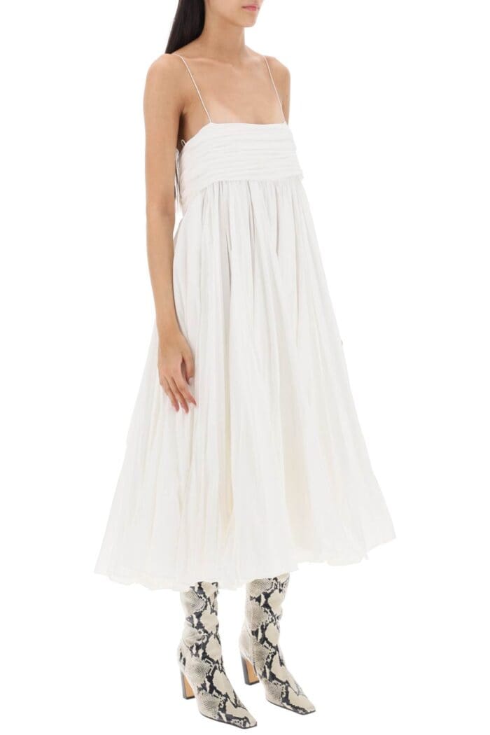 Khaite Lally Cotton Midi Dress