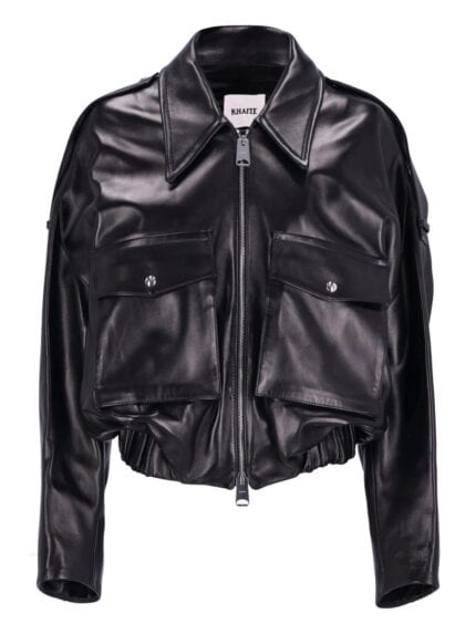 KHAITE LEATHER JACKET "OWEY"