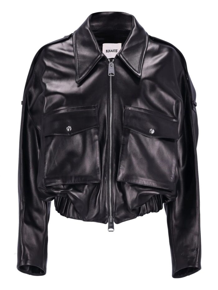 KHAITE LEATHER JACKET "OWEY"