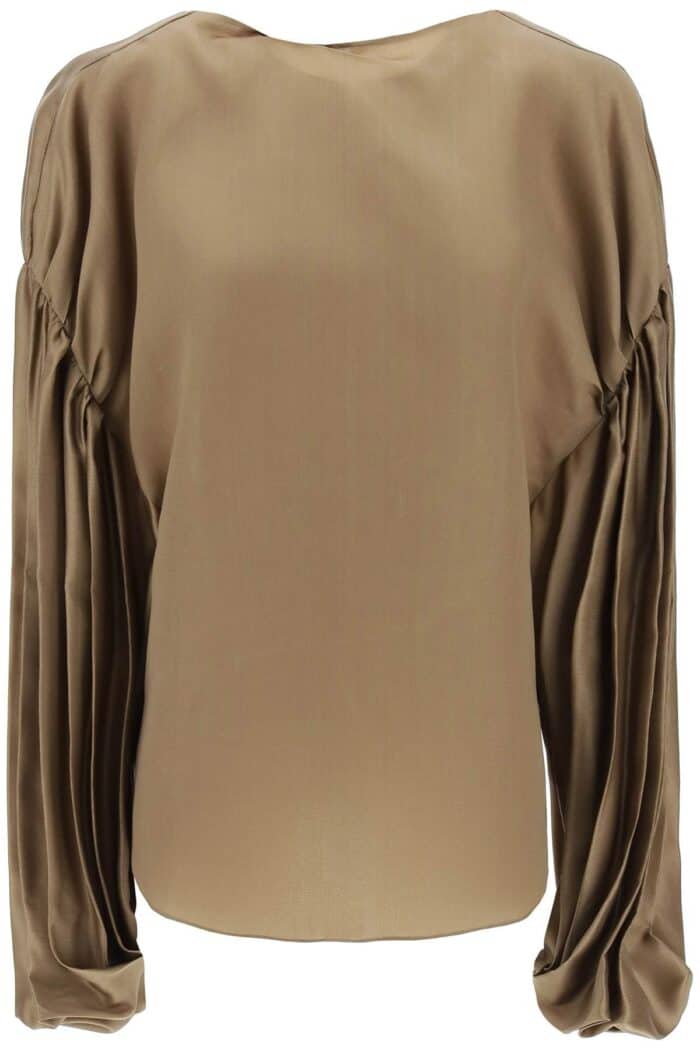 KHAITE "quico Blouse With Puffed Sleeves