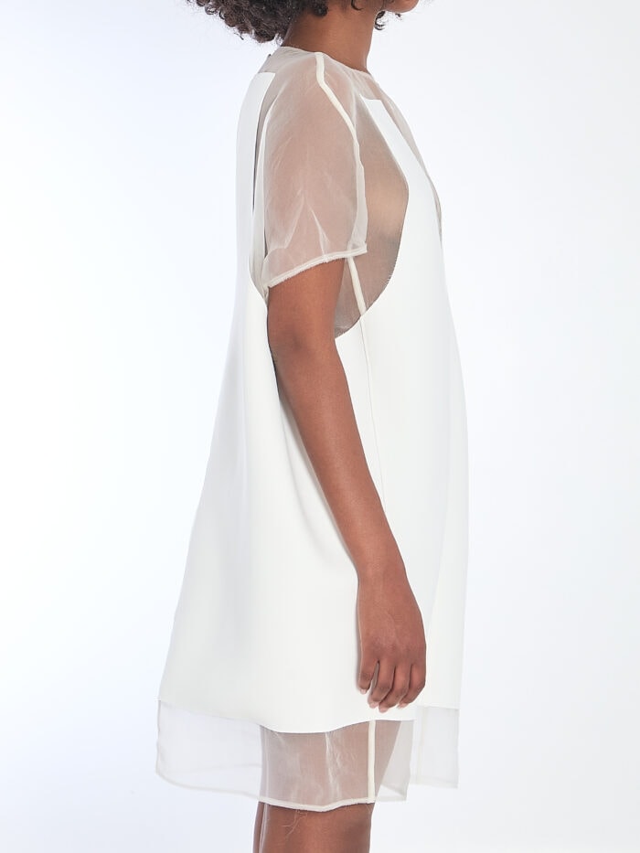 Khaite White Winona dress
