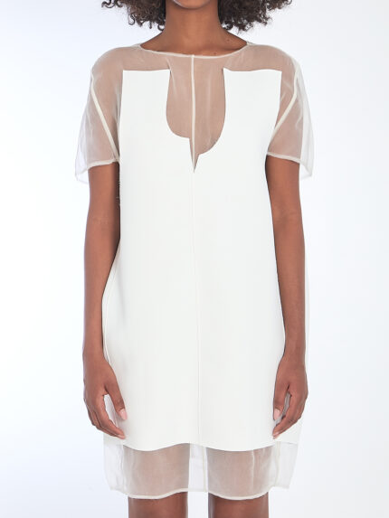 Khaite White Winona dress