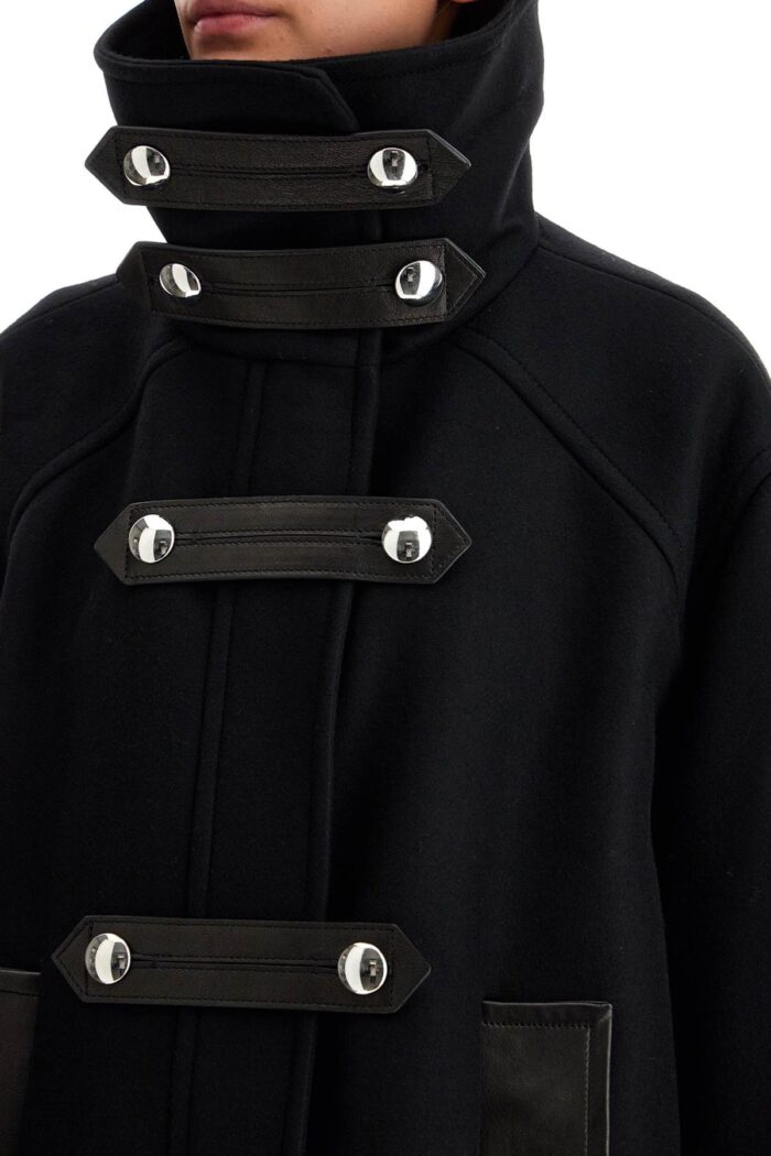 KHAITE Wool And Leather Melbo Coat