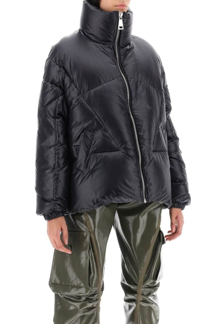 KHRISJOY Moon Shiny Short Down Jacket