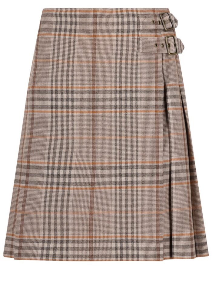 burberry kilt in lana check Burberry Kilt In Lana Check