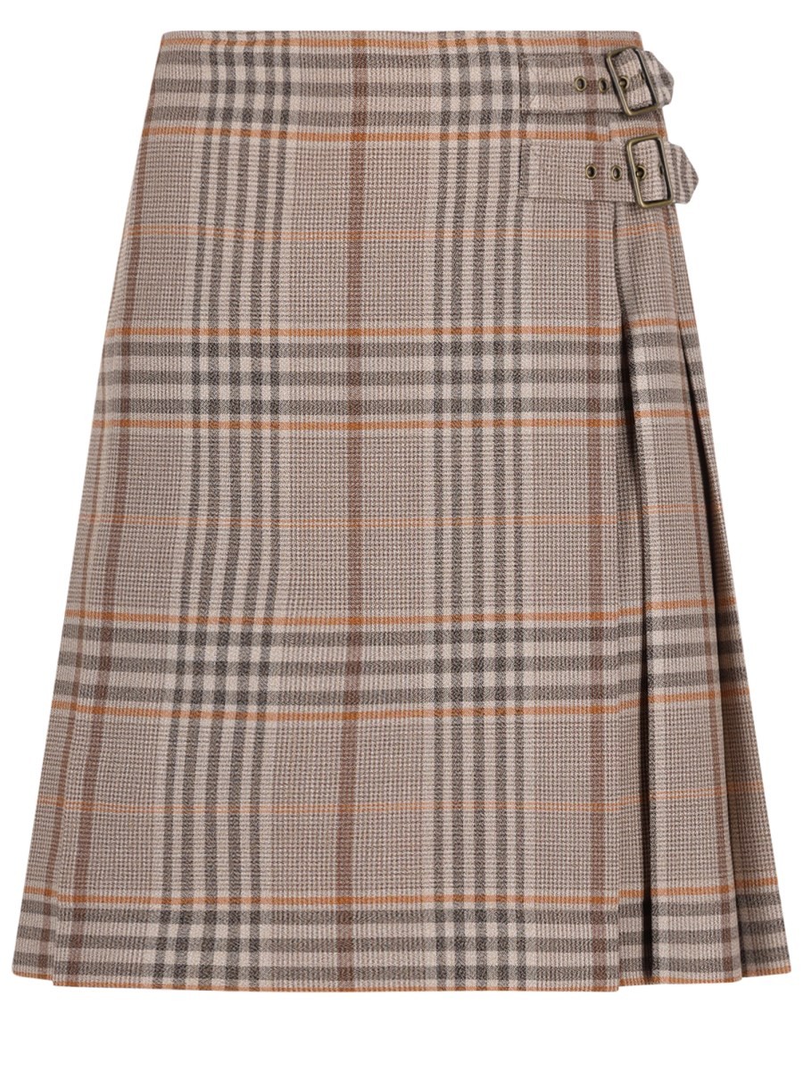Burberry Kilt In Lana Check