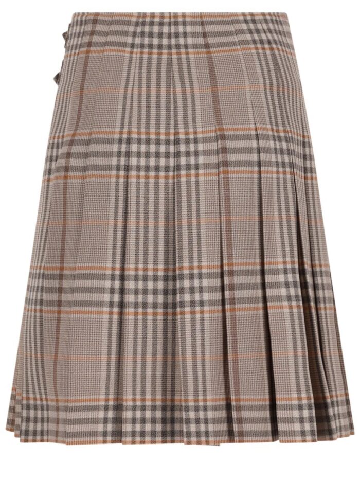 Burberry Kilt In Lana Check
