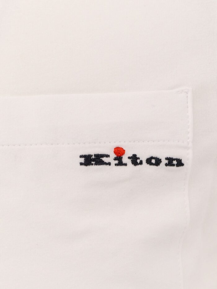 KITON CIRO PAONE Cotton T-shirt With Embroidered Logo