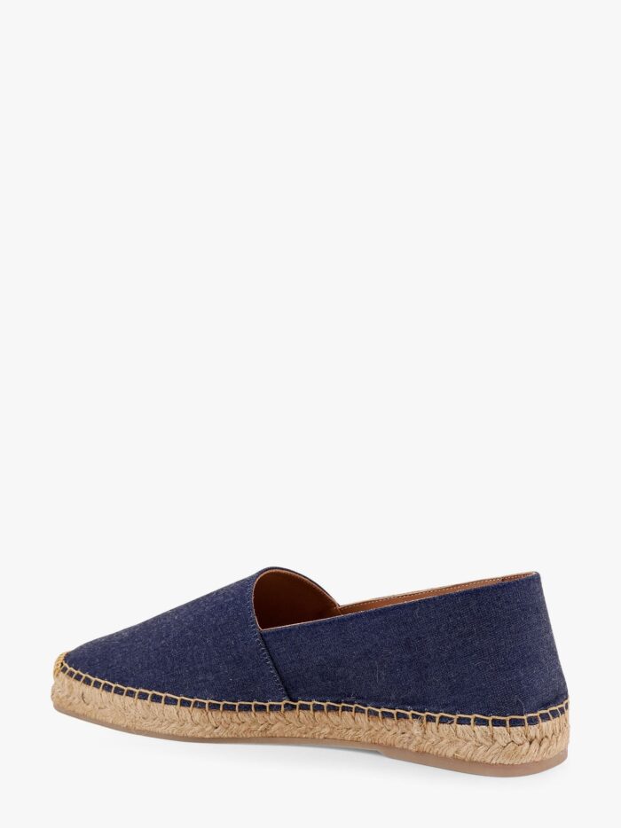 KITON CIRO PAONE Denim Espadrillas With Lateral Stitching