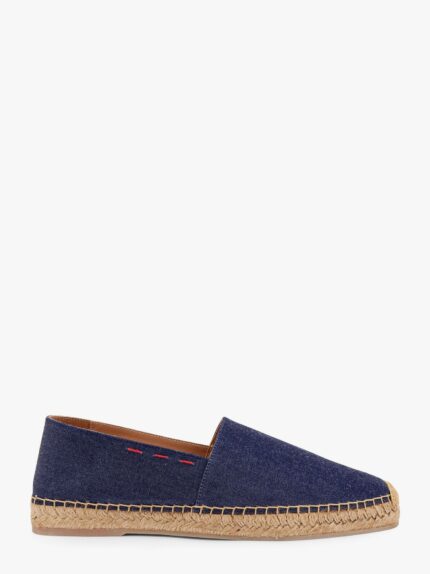 KITON CIRO PAONE Denim Espadrillas With Lateral Stitching