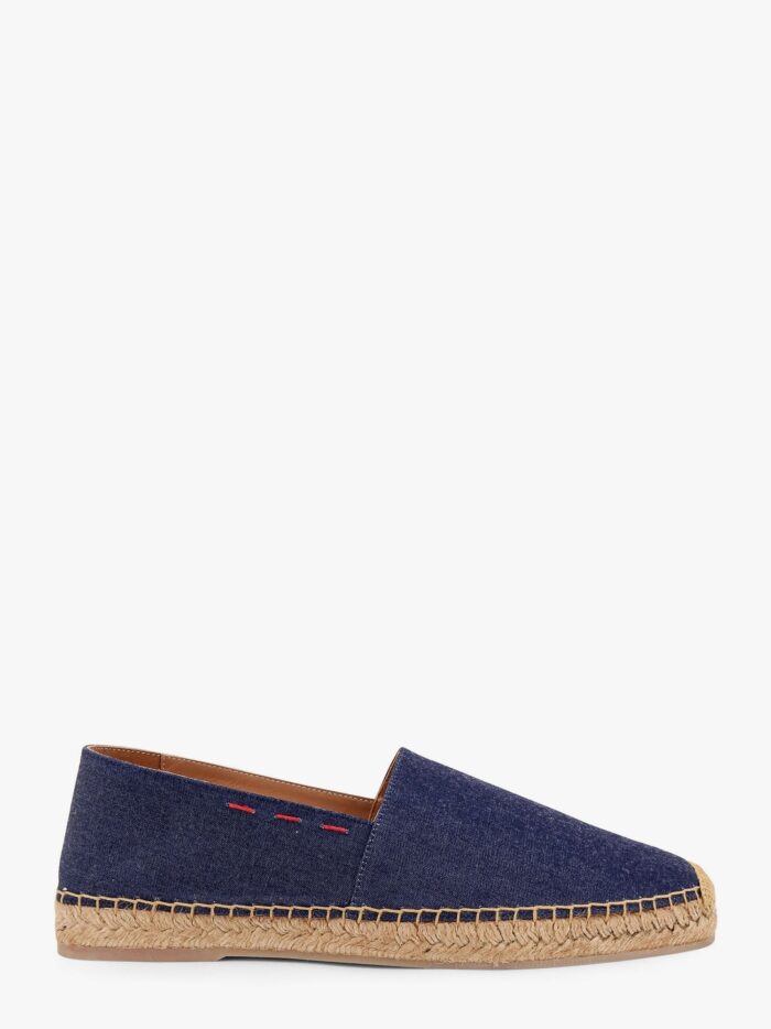 KITON CIRO PAONE Denim Espadrillas With Lateral Stitching