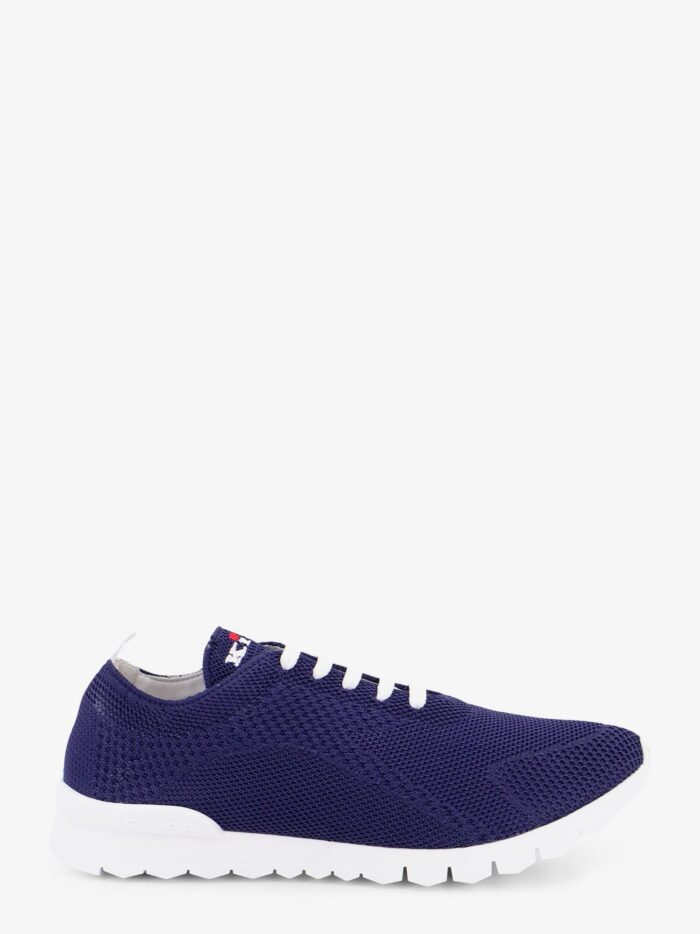 KITON CIRO PAONE Knitted Fabric Sneakers With Embroidered Logo