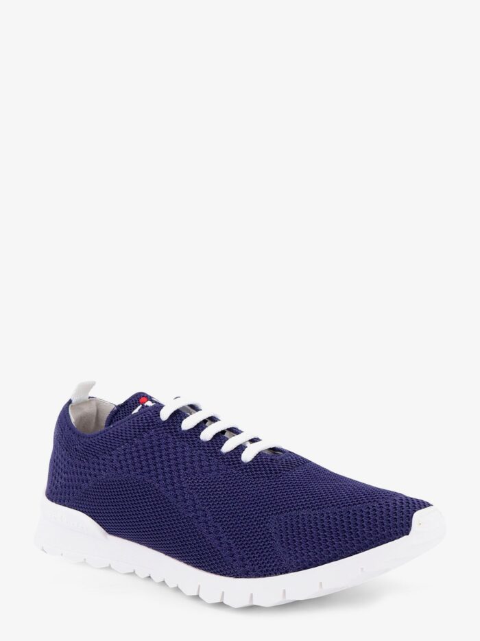 KITON CIRO PAONE Knitted Fabric Sneakers With Embroidered Logo