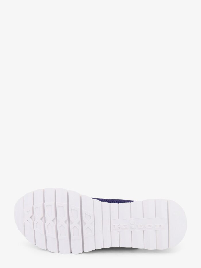 KITON CIRO PAONE Knitted Fabric Sneakers With Embroidered Logo