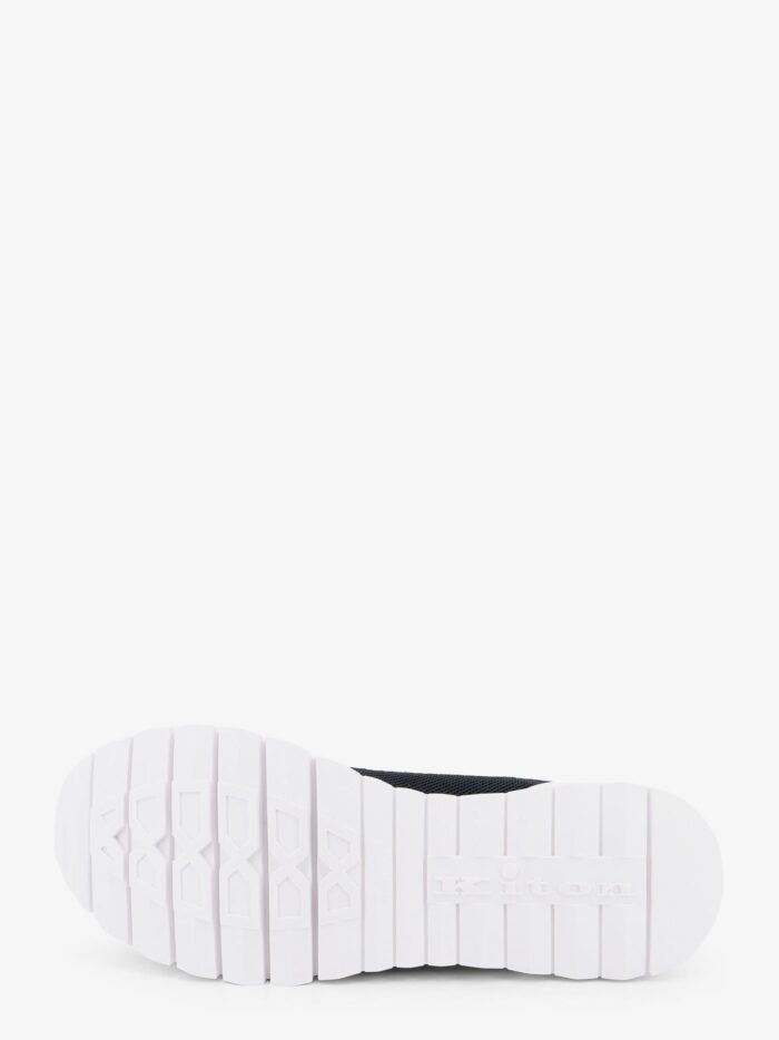 KITON CIRO PAONE Knitted Fabric Sneakers With Embroidered Logo