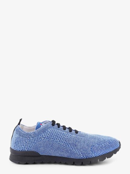 KITON CIRO PAONE Knitted Fabric Sneakers With Embroidered Logo