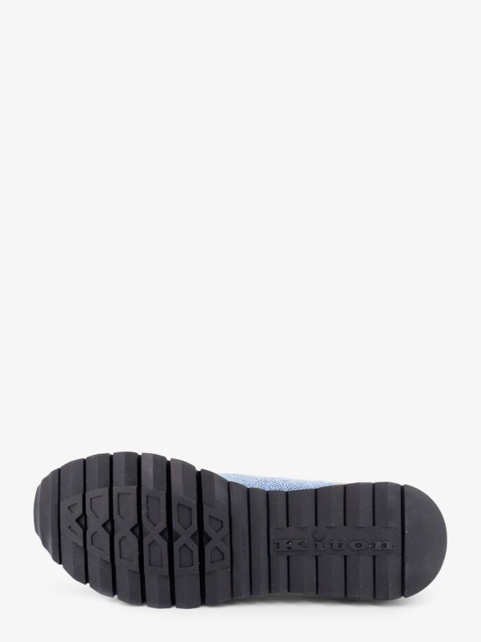 KITON CIRO PAONE Knitted Fabric Sneakers With Embroidered Logo
