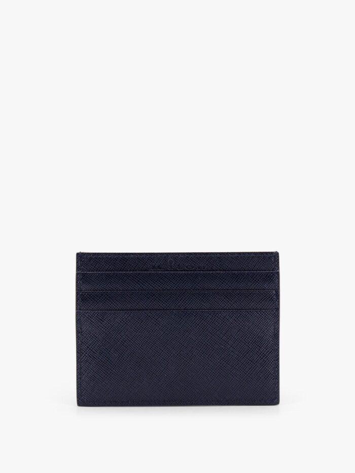 KITON CIRO PAONE Leather Card Holder With Metal Logo