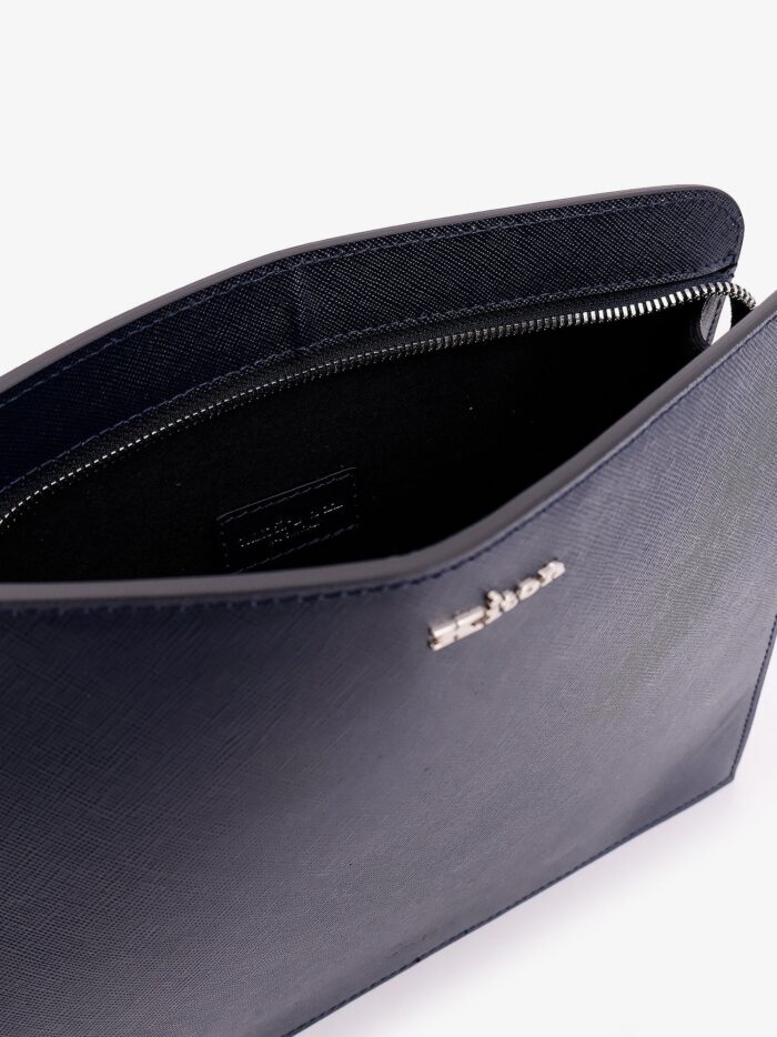 KITON CIRO PAONE Leather Clutch