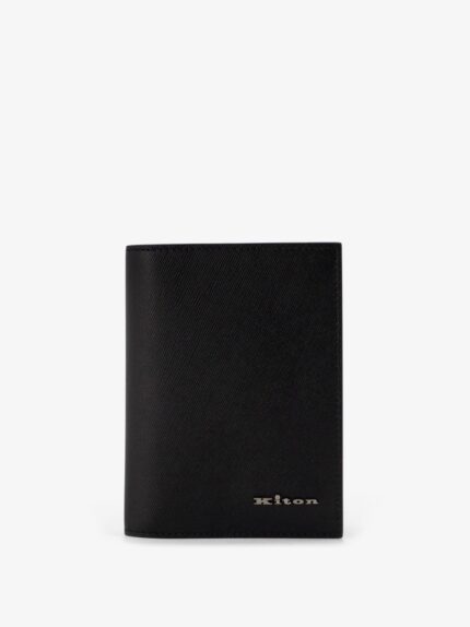 KITON CIRO PAONE Leather Passport Holder